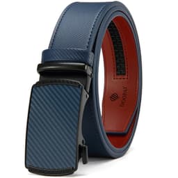 image-Men's Belt Hot-selling Film Alloy Automatic Buckle Leather