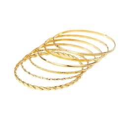image-5-7pcs Bracelet Set Creative Simple Temperament Lady Twisted Hip Hop Style Bracelet
