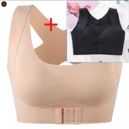 image-Posture Corrector Bra For Women 2-in-1 Breast Lifter & Back Support Front Closure Sports Shaper