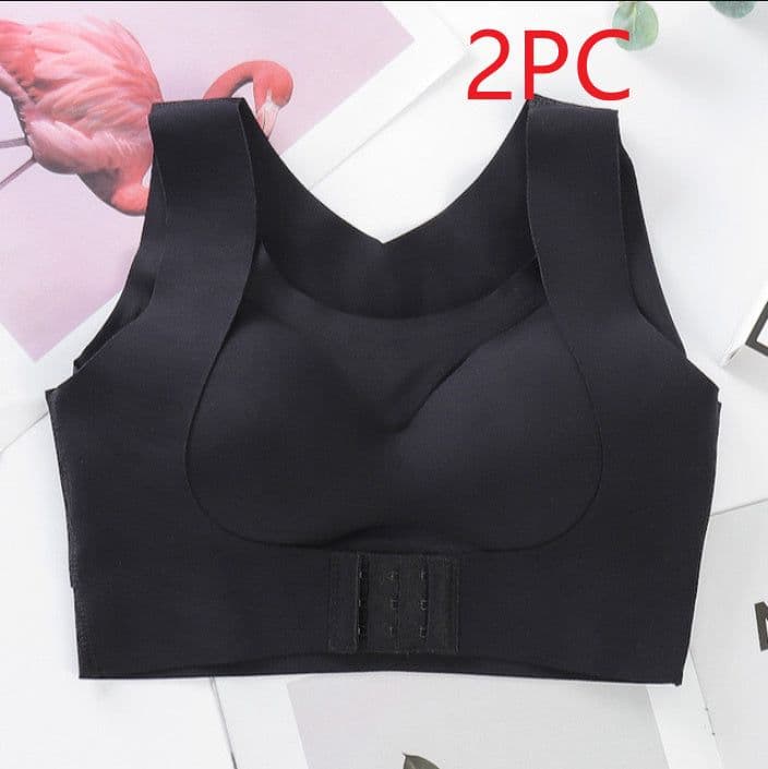 image-Posture Corrector Bra For Women 2-in-1 Breast Lifter & Back Support Front Closure Sports Shaper