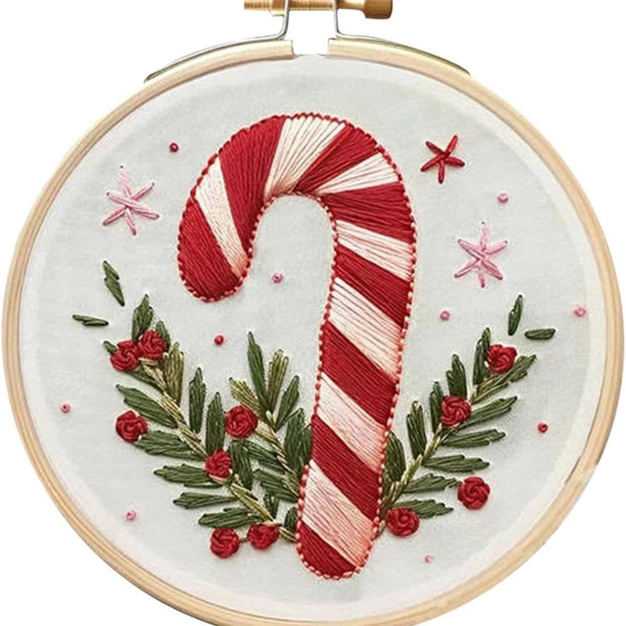 image-Cross-border New Embroidery Christmas Embroidery KIT Christmas KIT Embroidery Handicraft DIY Material