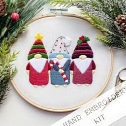image-Cross-border New Embroidery Christmas Embroidery KIT Christmas KIT Embroidery Handicraft DIY Material