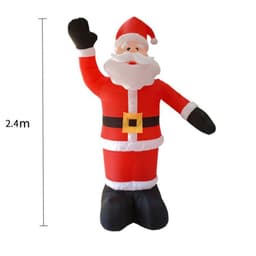 image-Inflatable Doll Night Light Merry Christmas Outdoor Santa Claus New Year Decoration Garden Soldier Toys Arrangement Props