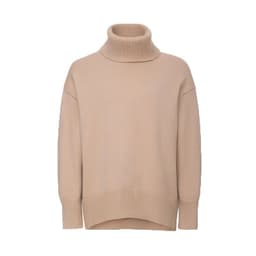 image-Women's Fashionable All-match Solid Color Turtleneck Sweater