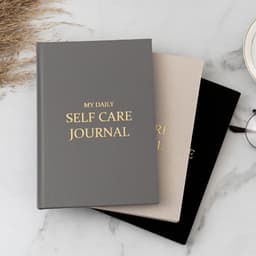 image-Thanksgiving Diary Happy Self-care Diary Boy English Version A5 Notebook Cloth Book