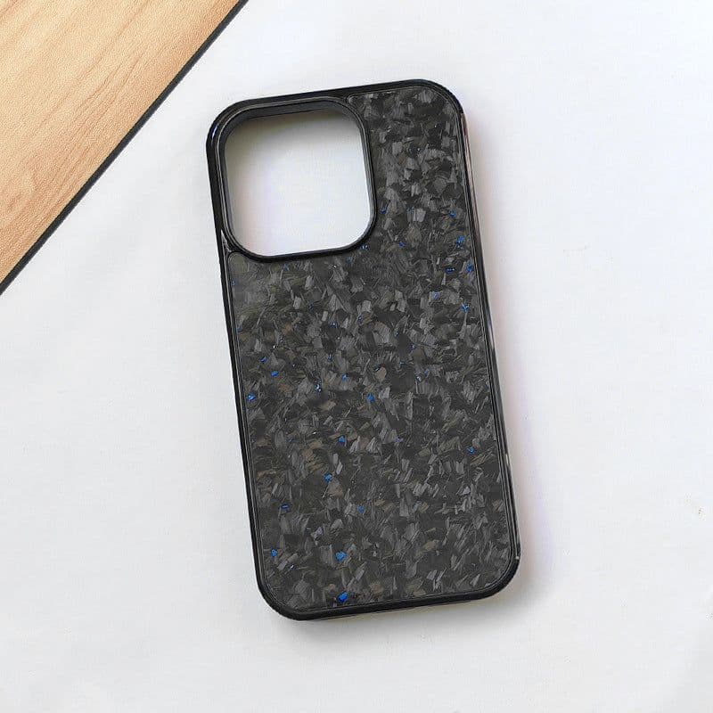 image-Gold Foil Carbon Fiber Forged Grain Phone Case