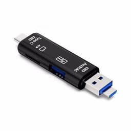 image-Type-C Micro USB To OTG Hub Adapter With TF Card Reader
