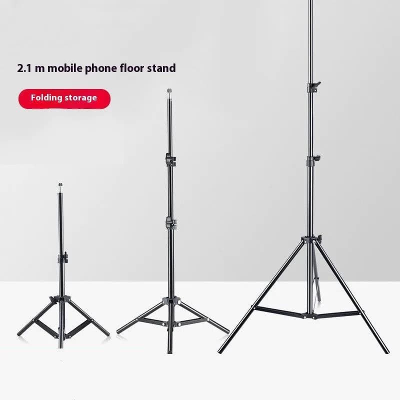 image-Mobile Live Streaming Photography Telescopic Fill Light Bracket