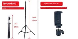 image-Mobile Live Streaming Photography Telescopic Fill Light Bracket