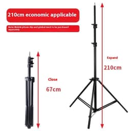 image-Mobile Live Streaming Photography Telescopic Fill Light Bracket