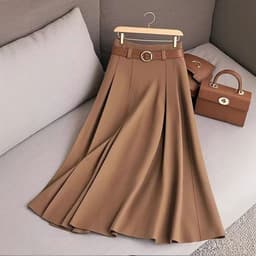 image-Women's Casual Pleated Skirt Can Be Printed