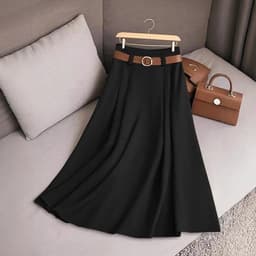 image-Women's Casual Pleated Skirt Can Be Printed