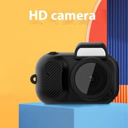 image-Retro Mini Camera With Screen Indoor Home Outdoor 1080p HD Portable Very Small Camera Video Support Holiday Gifts