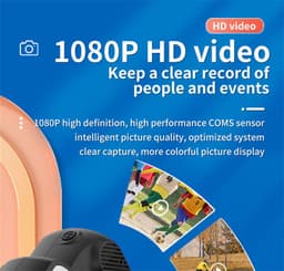 image-Retro Mini Camera With Screen Indoor Home Outdoor 1080p HD Portable Very Small Camera Video Support Holiday Gifts