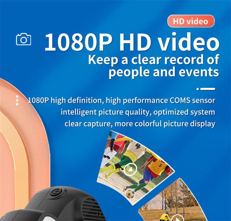image-Retro Mini Camera With Screen Indoor Home Outdoor 1080p HD Portable Very Small Camera Video Support Holiday Gifts