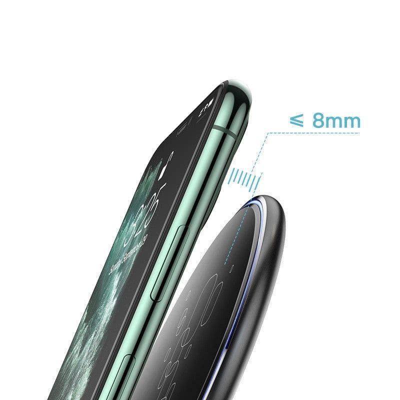 image-Wireless Charger Desktop Disc Ultra-thin Fast Charge Mobile Phone Wireless Charger