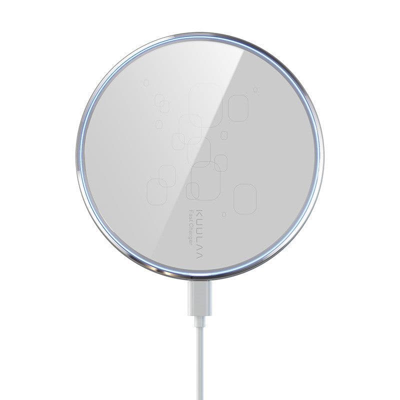 image-Wireless Charger Desktop Disc Ultra-thin Fast Charge Mobile Phone Wireless Charger