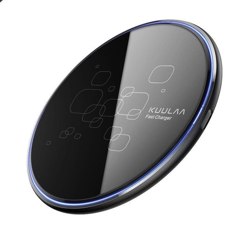 image-Wireless Charger Desktop Disc Ultra-thin Fast Charge Mobile Phone Wireless Charger