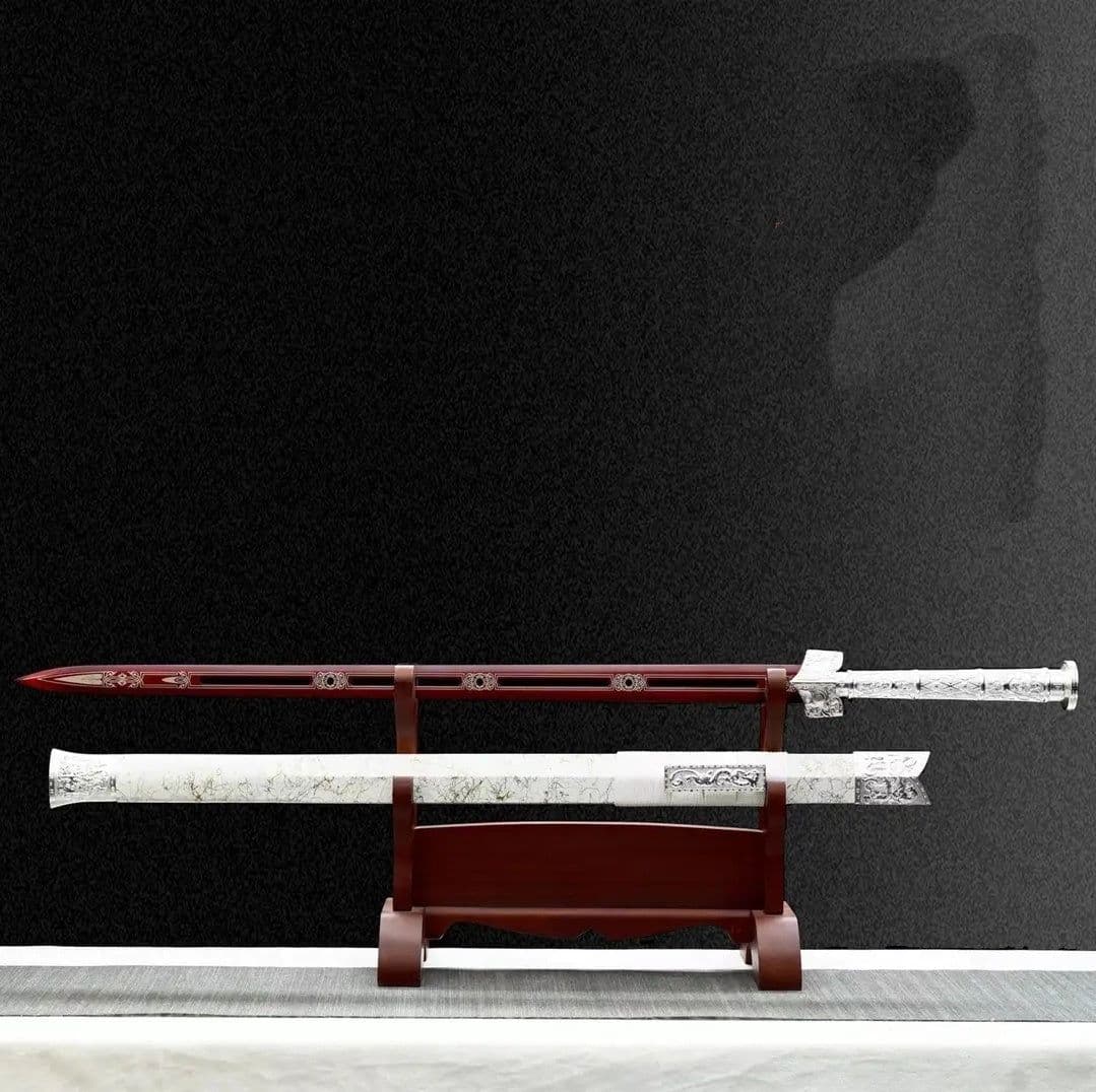image-Xuanhong Sword One-piece High Manganese Steel Collectible Cold Weapon Unsharpened Not For Self-Defense