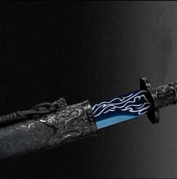image-Liuying Integral Tang Dynasty Horizontal Sword High Manganese Steel Self-Defense Cold Weapon Collection-Grade Unsharpened