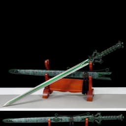 image-Integrated Tang Dynasty Swords Tang Heng Dao, Xiu Chun Dao Embroidered Spring Saber High Manganese Steel Blades, Unsharpened Cold Weapons For Self Defense