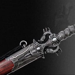 image-Lilong Sword One-piece High Manganese Steel Collectible Cold Weapon Unsharpened Not For Self-Defense