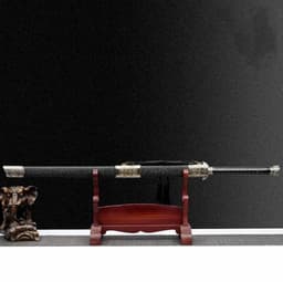 image-Tianwen Tang Heng Integral Tang Dynasty Horizontal Sword High Manganese Steel Self-Defense Cold Weapon Collection-Grade Unsharpened