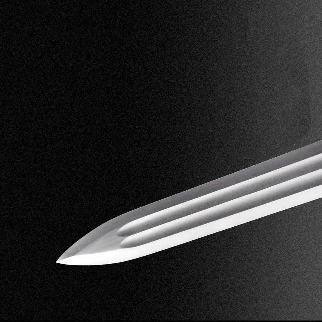 image-HanwangIntegral Sword High Manganese Steel Self-Defense Cold Weapon Collection-Grade Unsharpened