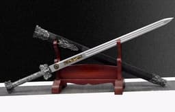 image-HanwangIntegral Sword High Manganese Steel Self-Defense Cold Weapon Collection-Grade Unsharpened