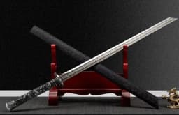 image-New Style Xiaolong Integral Tang Dynasty Horizontal Sword High Manganese Steel Self-Defense Cold Weapon Collection-Grade Unsharpened