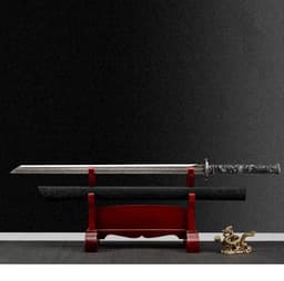 image-New Style Xiaolong Integral Tang Dynasty Horizontal Sword High Manganese Steel Self-Defense Cold Weapon Collection-Grade Unsharpened