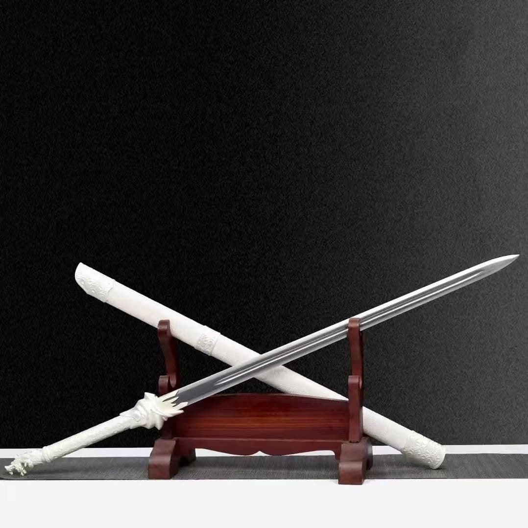 image-Shaoshi Integral Precious Sword High Manganese Steel Self-Defense Cold Weapon Collection-Grade Unsharpened
