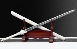 image-Shaoshi Integral Precious Sword High Manganese Steel Self-Defense Cold Weapon Collection-Grade Unsharpened