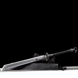 image-Authentic Sword Blade Integrally Forged Two-Handed Blade Embroidered Spring Saber Tang-Style Horizontal Saber Battle Saber Mo Saber Cold Weapon Unsharpened
