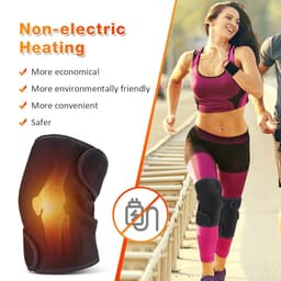 image-Warm Heating Knee Pads Self-Heating Magnet Therapy With 2x16 Energy Non-Electric Relieve Cold Knees And Prevent Old Cold Legs