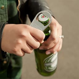 image-Creative Large Magnetic Zipper Bottle Opener Beer Bottle Opener With Refrigerator Sticker Creative Large Size Beer Opener With Personalized Lever Design