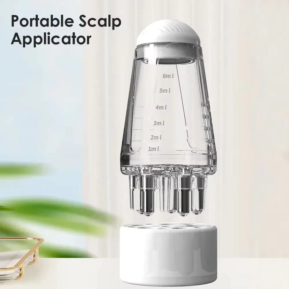 image-Mini Medicine Guide Comb Roller Ball Massage Comb Scalp Medicine Liquid Applicator For Hair Growth And Strong Roots
