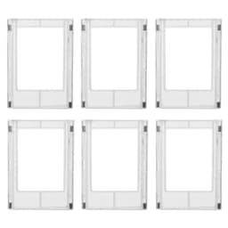 image-Creative Magnetic Small Photo Frame, DIY Magnetic Sheet Versatile Combination Display Frame Magnetic Picture Frame Mini Picture Frames Set For Refrigerator Wallet Size Picture Frames