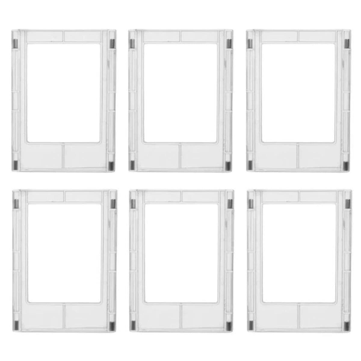 image-Creative Magnetic Small Photo Frame, DIY Magnetic Sheet Versatile Combination Display Frame Magnetic Picture Frame Mini Picture Frames Set For Refrigerator Wallet Size Picture Frames