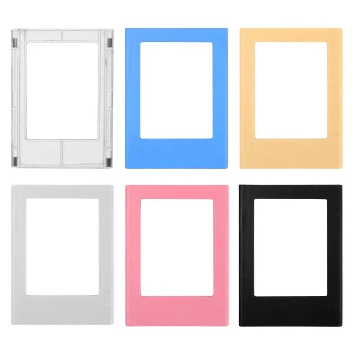 image-Creative Magnetic Small Photo Frame, DIY Magnetic Sheet Versatile Combination Display Frame Magnetic Picture Frame Mini Picture Frames Set For Refrigerator Wallet Size Picture Frames