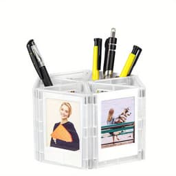 image-Creative Magnetic Small Photo Frame, DIY Magnetic Sheet Versatile Combination Display Frame Magnetic Picture Frame Mini Picture Frames Set For Refrigerator Wallet Size Picture Frames