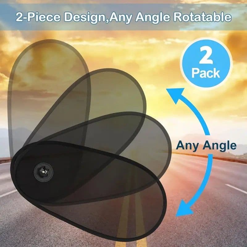 image-Car Window Shades, Breathable Car Window Shade For Baby For Side, Cross-border Car Side Window Adjustable Sunshade Super Stretchy Sun Shade For Car Window For Baby Block Sun Heat And Harmful UV Rays