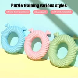 image-Pet Plush Toy Dog Sound Deer Animal Shape Toy Interactive Dog Teeth Clean Chew Toy Pet Supplies For Small Meduim Large Dog