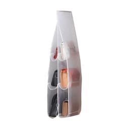 image-Hanging Handbag Storage Bag With 8 Pocket Wardrobe Closet Transparent Organizer Dust-proof Cover For Household Sundry Shoe Bag