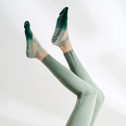 image-Yoga Socks For Women With Grips Grippy Yoga Socks For Women Men Non-Slip Full Toe Sticky Grip Accessories For Yoga, Barre, Pilates, Dance, Ballet