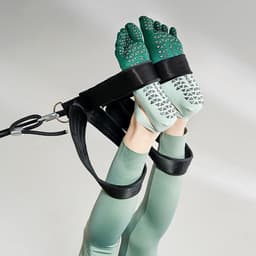 image-Yoga Socks For Women With Grips Grippy Yoga Socks For Women Men Non-Slip Full Toe Sticky Grip Accessories For Yoga, Barre, Pilates, Dance, Ballet