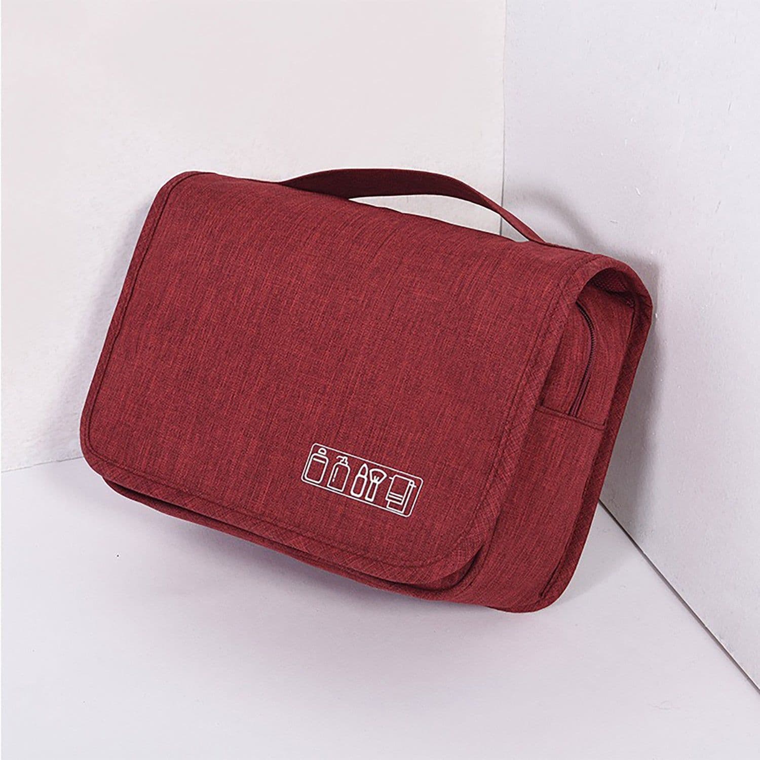 image-Travel Hanging Toiletry Bag Travel Kit Shaving Bag Waterproof Large Makeup Bag Wash Bag Makeup Organizer Cosmetic Case Puffy Makeup Cosmetic Bag Organizer, Carry-on Travel Accessories