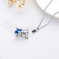 image-Elephant Urn Necklaces Sterling Silver Heart Cremation Memorial Keepsake Necklace Jewelry Gifts for Women
