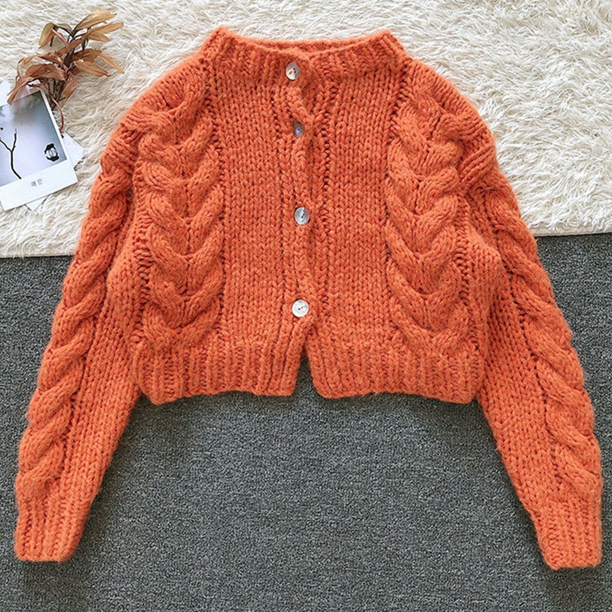 image-Knitted Sweater Women's Mohair Wool Loose Cardigan Jacket, Knit Top, Handmade Clothing, Gift For Women, Hand-knit Outfit