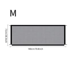 image-Pet Dog Fence, Foldable Isolation Net, Dog Safety Protection Fence, No Drilling Required Household Pet Isolation Fence, Balcony Dog And Cat Isolation Net Fence, Indoor Obstacle Safety Protection
